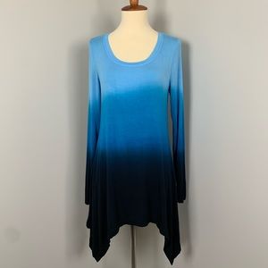 Neiman Marcus Blue Ombré Dress size S